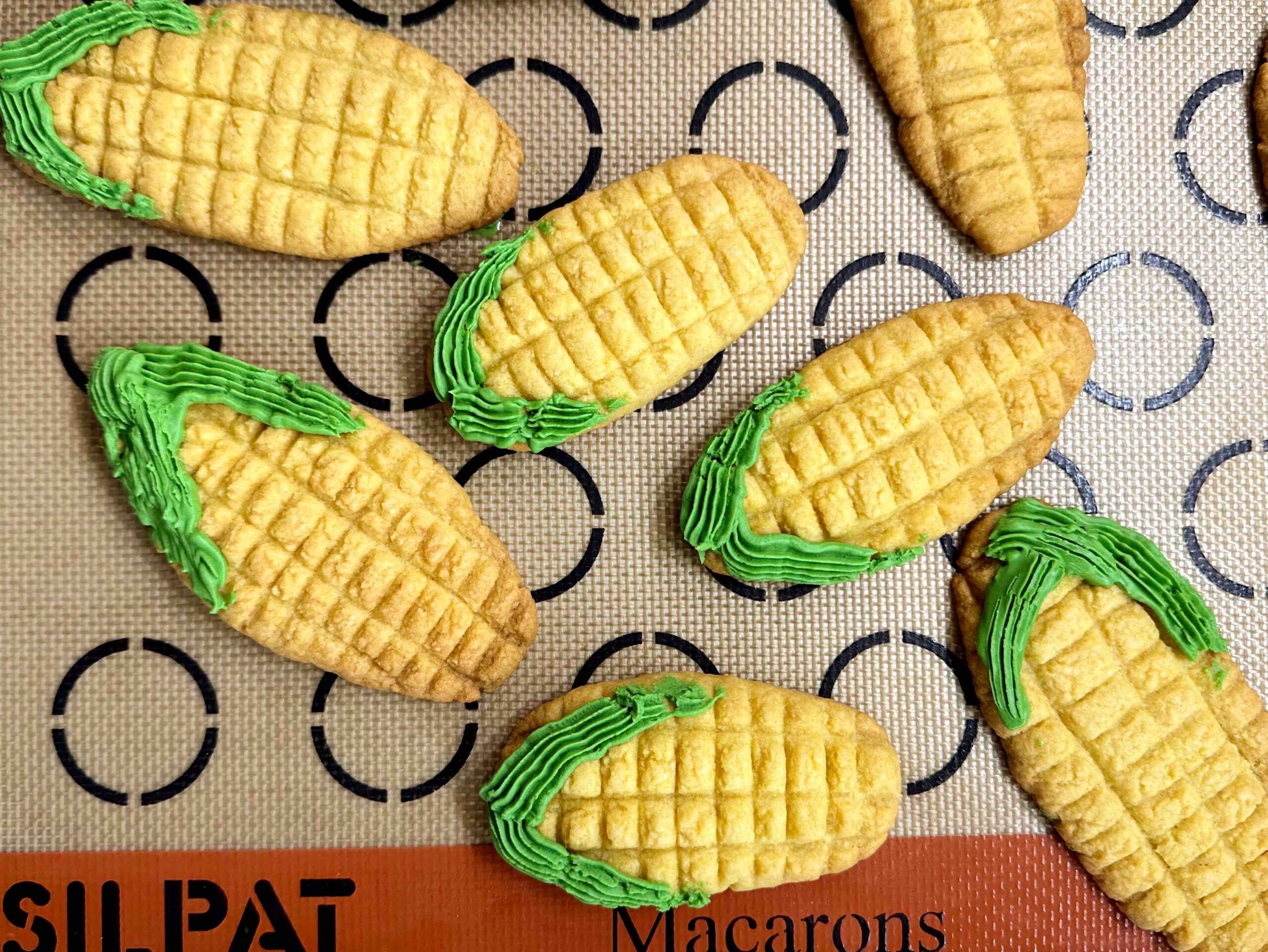 玉米造型餅乾-作法