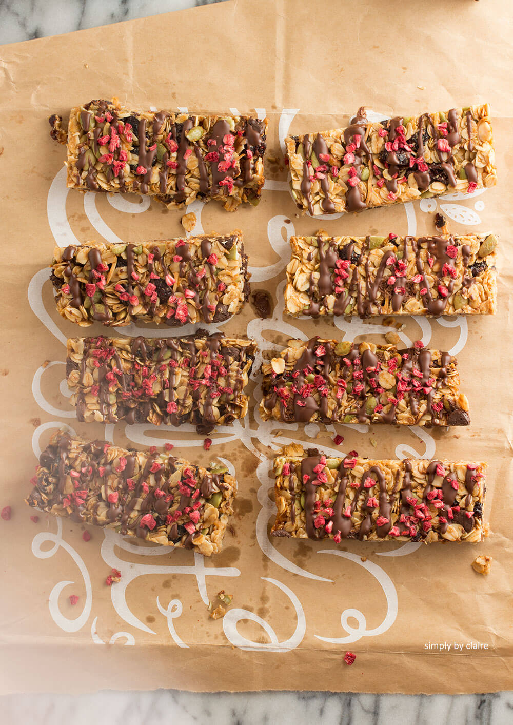 巧克力堅果燕麥棒