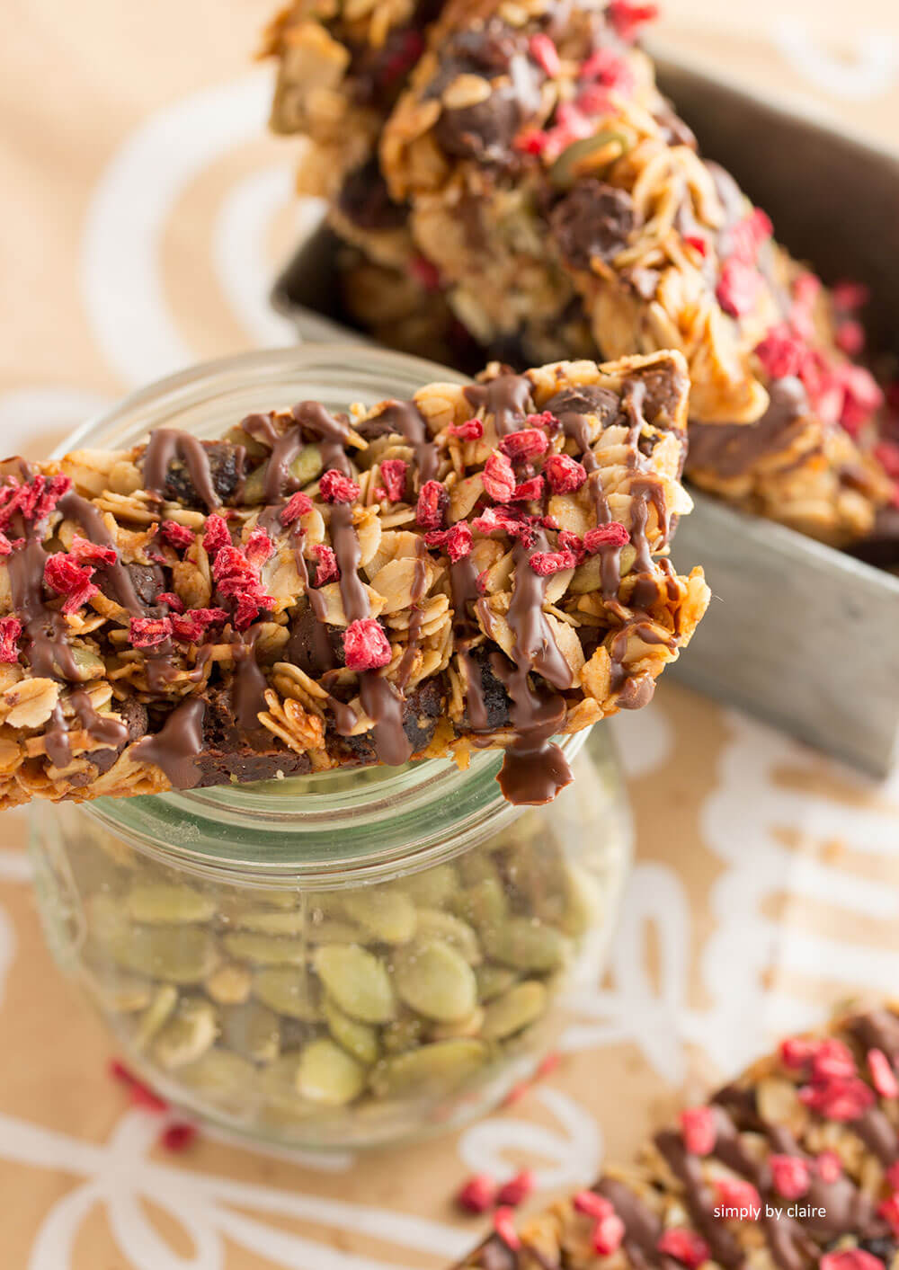 巧克力堅果燕麥棒