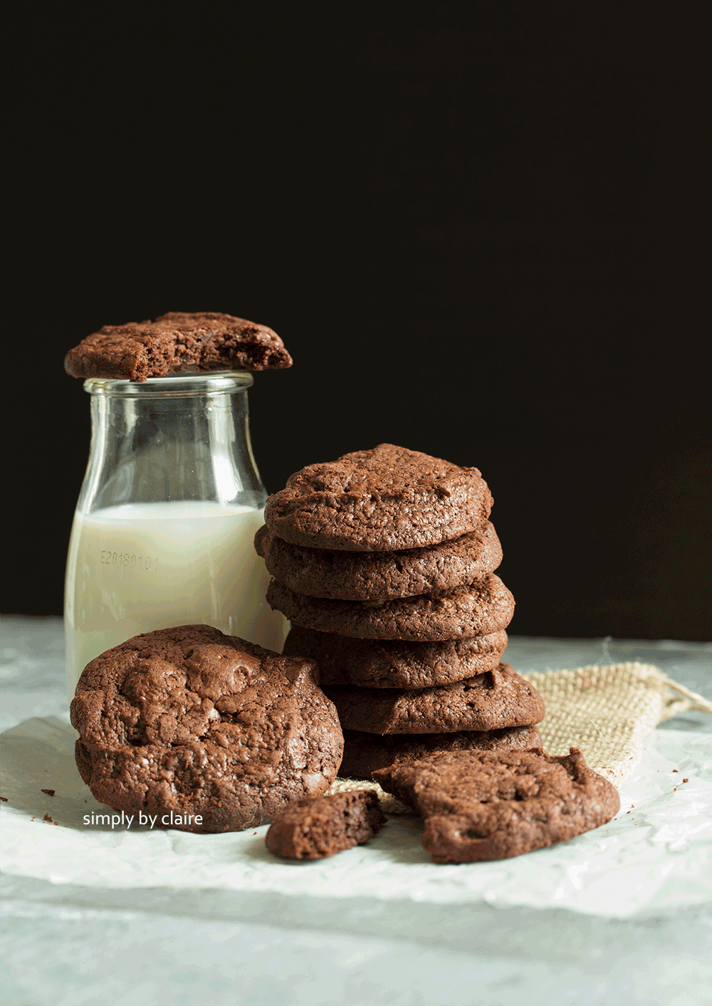 美式巧克力軟餅乾 (無麩質食譜) 偽時尚料理 Simply by Claire